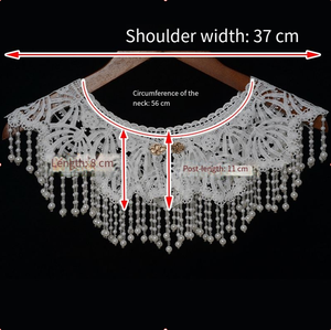 Flecos de perlas estilo chal como capa exterior para un Cheongsam tradicional de estilo chino con accesorios Hanfu modificados - Product Image 6