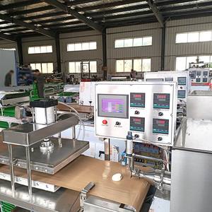 Máquina para hacer pan plano árabe PLC de 6-40cm para Burrito <span class=keywords><strong>mexicano</strong></span> Tacos Tortilla Chip Machine Thin Crepe Roast Duck Pancake Maker - Product Image 3