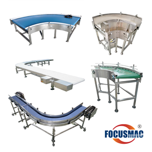 เครื่องจักรโฟกัส สายพานลำเลียงแบบลูกกลิ้งหมุนได้ 90 และ 180 องศา สำหรับสายพาน PVC และ PU - Product Image 3