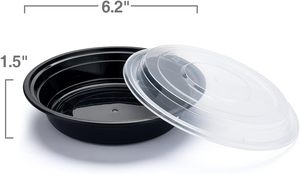 Envase Rectangular Clásico Multifuncional de 16 oz, 24 oz, 28 oz, 32 oz para Comida para Llevar, Caja de Plástico Desechable de Grado Alimenticio PP - Product Image 3