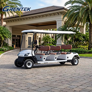 Vente Flash aux États-Unis : Voiturette de Golf Électrique Haute Puissance 6 Places, Fournisseur d'Usine, Buggy de Golf Électrique pour Terrains Non Publics - Product Image 1