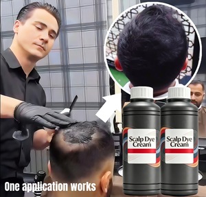 Crème Colorante Capillaire 1L Noir Naturel Longue Durée 5-7 Jours pour Hommes et Femmes Souffrant de Calvitie et de Fortes Perte de Cheveux – Vente en Gros - Product Image 4