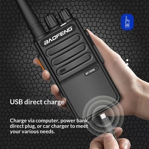 Walkie Talkie Profesional BF-999S <span class=keywords><strong>Pro</strong></span>, 10W de Alta Potencia, UHF, Frecuencia Programable, <span class=keywords><strong>Radio</strong></span> Encriptada, Batería de 4500-5000mAh - Product Image 5