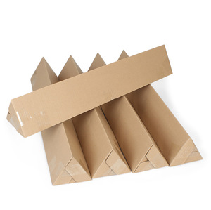 Triangle Carton Parapluie Arbre Tuyau En Acier Peinture Rouleaux Emballage Longue Bande <span class=keywords><strong>LED</strong></span> Tube Plat Express Mailer Boîte D'expédition - Product Image 1