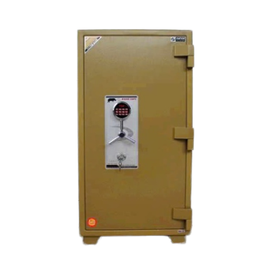 Caja Fuerte de Alta Calidad MONEY SAFE 120E, Caja Fuerte Digital con Cerradura de Acero Dorado de Cuerpo Completo, Modelo MNS-120EE Premium, con Contraseña y Llave, Resistente al Agua - Product Image 1
