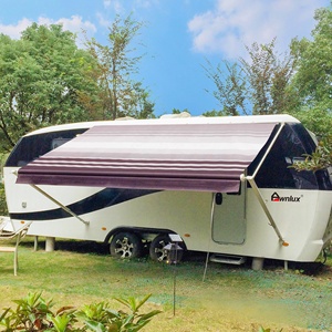AWNLUX Tùy Chỉnh Mái Hiên Thay Thế Vinyl Rv Camper Caravan Mái Hiên Vải Cho Trailer RV Mái Hiên - Product Image 4