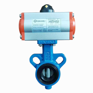 Yoshitaka Pneumatic Wafer Butterfly Valve 304 Stainless Steel Soft <b>Seal</b> Industrial Steam Application - Product Image 2
