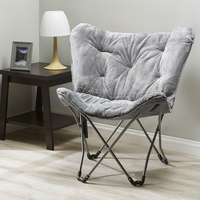 Chaise de camping pliable portable Rouser, chaise d'extérieur légère et pliable, siège confortable pour le camping, le pique-nique et la plage