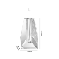Vase en cristal K9 miniature personnalisé de haute qualité, design moderne fait à la main pour la décoration de la maison ou des mariages, vente en gros