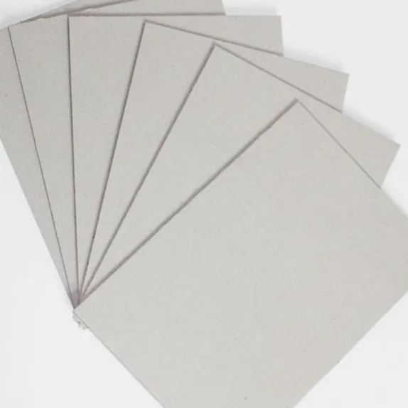 Cartulina gris laminada de 3,5mm de grosor, papel de cartón en hojas