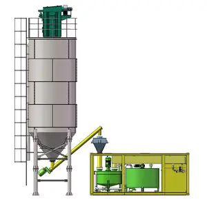 SDCAD Brand Intelligent large-scale pulping station and large-volume mixing equipment for clay curing agent