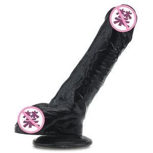 Juguete Sexual para Adultos sin Tirantes, Dildo de Silicona con Fuerte Ventosa en Forma de Caballo Negro para Mujeres, Tamaño Grande - Product Image 4