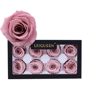 4-5Cm Bảo Quản Rose Head Bất Cảm Ứng Bảo Quản Hoa Hồng Vĩnh Cửu Ổn Định Preservadas Rosas