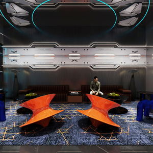 Lampes LED RVB modulaires avec contrôle des applications et matériel de DIY-PVC pour Esports/Sci-Fi Whole Space Design in Bars KTVs & Hotels - Product Image 2