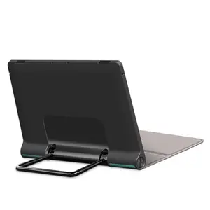 Untuk Lenovo Yoga Tab 13 Kasus 2021 YT-K606F PU Kulit Flip Berdiri Keras PC Penutup Belakang Tablet untuk Lenovo Yoga Pad Pro 13 Kasus Penutup