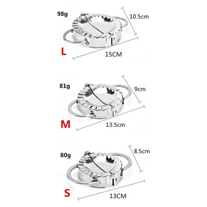 Customized Stainless Steel Eco-Friendly Dishwasher Safe Yuou Dumpling Maker <b>Set</b> Manual Empanada Press Dumpling Wrappers Mold - Product Image 2