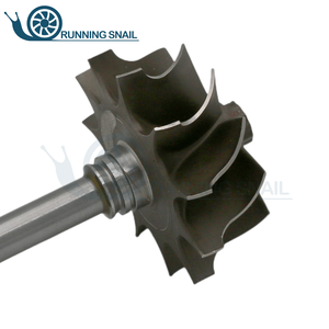 Rueda de turbina <span class=keywords><strong>Turbo</strong></span> <span class=keywords><strong>RHB6</strong></span> RHB6A NB190027 NE190022 para I suzu Hitachi JCB JS110 JS130 4BD1-T 89441832004 6T-575 - Product Image 4