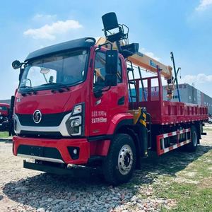 Grue montée sur camion Shacman 4*2, moteur Yuchai 240HP XC MG, flèche à 5 sections de 10 tonnes pour levage en usine minière - Product Image 2