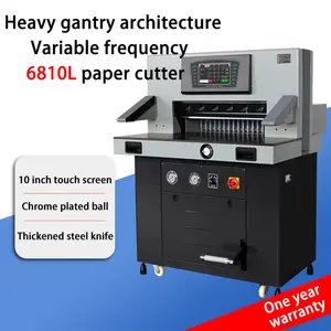 WD-6810L Découpeuses de coupe-papier guillotine A4 hydraulique électrique <span class=keywords><strong>semi</strong></span>-automatique à commande numérique professionnelle de grande taille - Product Image 2