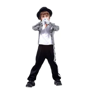 Хэллоуин Детские костюмы мужские рождественские сценические костюмы cos Michael Jackson