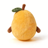 Peluche de poire douce et adorable, jouet en peluche personnalisé en forme de poire, cadeau parfait pour les enfants, peluche de poire Kawaii