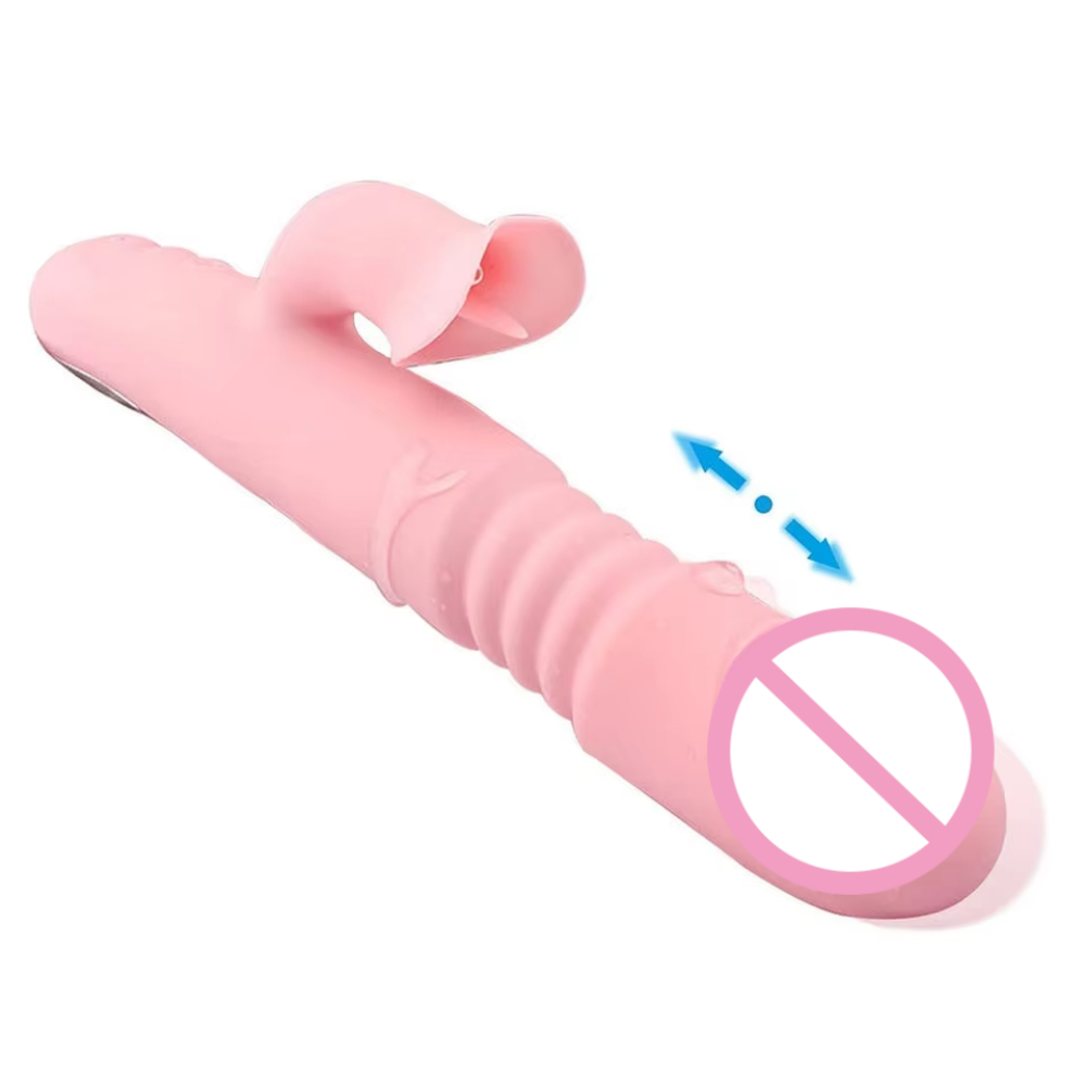 pink thrusting dildo PDX Elite Fuck-Gasm – Flesh – USB Rechargeable Sucking & Vibrating Auto  Stroker main image 0