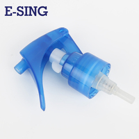 Mini pulvérisateur à gâchette 24/410 avec verrouillage par bouton, couleur personnalisable disponible pour les bouteilles de produits de nettoyage, commande en gros