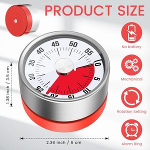 <b>Digital</b> Kitchen Timer LCD Display AAA Battery 60-Minute Countdown Cooking & Baking Alarm <b>Clock</b> - Product Image 2
