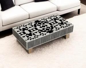 Best Selling Bone Inlay Coffee <b>Table</b> with Detailed Hand Inlay <b>Work</b> <b>for</b> Luxury Interior Decoration Worldwide Supply Available - Product Image 5