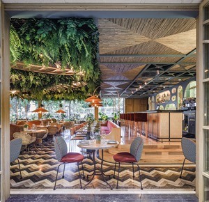 Juego de Muebles de Comedor de Ratán Moderno, Diseño Contemporáneo, Ecológico, Mesas y Sillas de Grado Comercial para Restaurante, Diseño Song, 5 Años de Garantía - Product Image 3