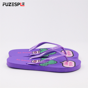 <span class=keywords><strong>Chanclas</strong></span> de playa para <span class=keywords><strong>mujer</strong></span>, <span class=keywords><strong>chanclas</strong></span> hawaianas con estampado de cactus bonito morado, <span class=keywords><strong>Chanclas</strong></span> de diseñador de marca con estilo de goma de PVC - Product Image 5