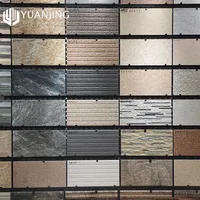 Carreaux de céramique 3D extérieurs 300x600mm, finition mate, style rustique antique, briques de villa, décoration murale extérieure, carreaux en porcelaine