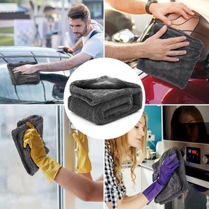 Wholesale Wholesale Super Twist 1200 Gsm Car <b>Microfiber</b> <b>Towel</b> Drying <b>Towel</b> Strong Water Absorption Twist Loop <b>Towel</b> - Product Image 5