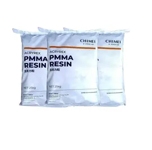 Pabrik grosir ekstrusi injeksi kelas PMMA resin bahan baku plastik partikel PMMA