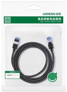สายเคเบิลอีเทอร์เน็ต <span class=keywords><strong>ugreen</strong></span> NW153 <span class=keywords><strong>Cat</strong></span> <span class=keywords><strong>8</strong></span>ความเร็วสูงถัก40Gbps สายเครือข่าย2000MHz Cat8สายแลนสำหรับงานหนักภายในอาคาร RJ45 - Product Image 6