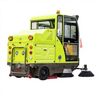 Autolaveuse électrique autoportée neuve avec batterie 48V, brosse latérale et balayeuse de sol 600W
