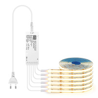 Bande LED COB flexible à découpe libre, éclairage sans soudure, 24V 5m |   Lumière LED USB à haute luminosité, synchronisation musicale, garantie 5 ans, facile à découper