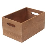 Boîte à Oiseaux Rustique en Bois de Paulownia de Grande Taille Gravée au Laser Conteneur de Style Ferme Panier avec Décoration Murale Boîtes à Oiseaux