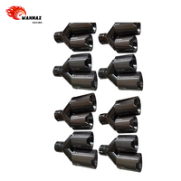 Embout d'échappement pour BMW M Power, pour G20 G21 G23 G42, tout en fibre de carbone noire, silencieux à 4 sorties, fabriqué en titane inoxydable, X5 X3