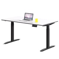 Table de formation pliable en métal réglable électriquement, table de conférence longue, bureau de réunion avec système de réglage de la hauteur