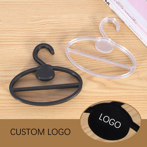 Bestiform Tùy Chỉnh Nhựa Trong Suốt Vòng Tròn Lớn Khăn Lụa Móc Áo Siêu Thị Hiển Thị Móc Áo Cho Khăn Tủ Quần Áo Áp Dụng - Product Image 4