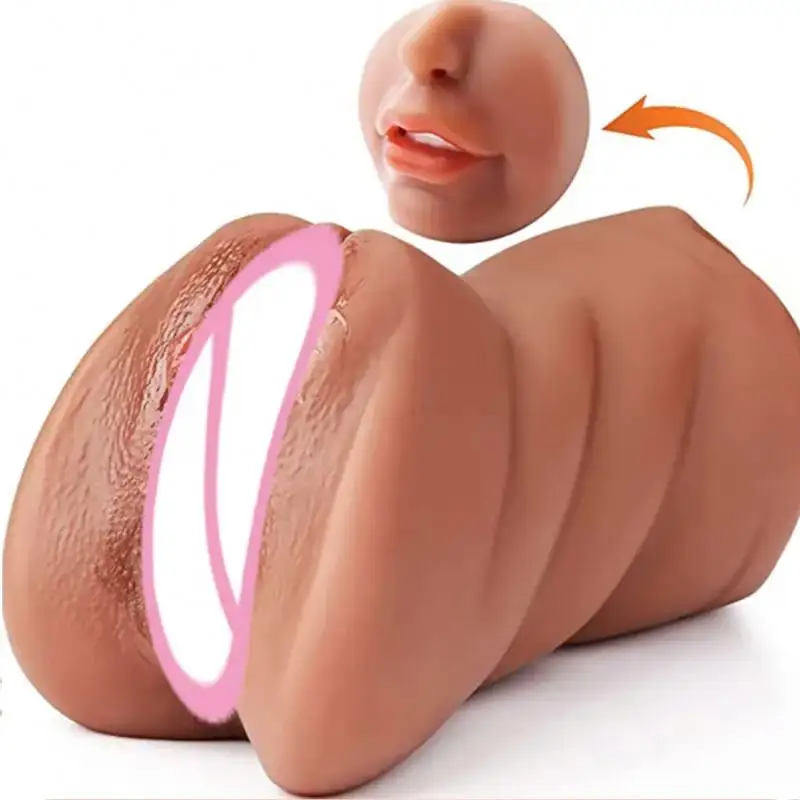 Levensechte Mannelijke Masturbator 630G Pocket Pussy 3d Realistische Getextureerde Vagina En Anus Stroker Volwassen Seksspeeltjes Voor Mannen Masturbatie %