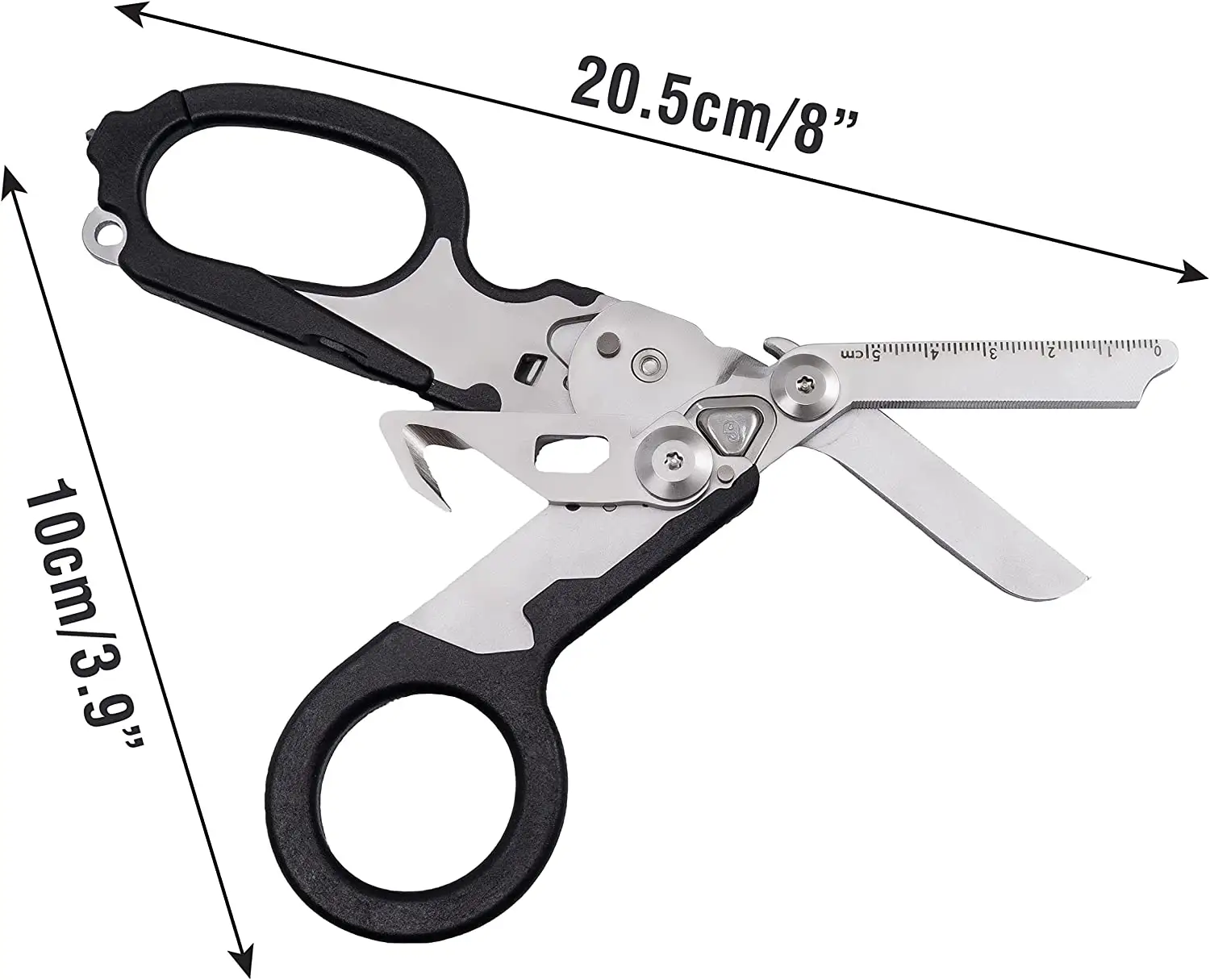 Raptor Emergency Response Shears Stainless Steel Foldable Scissors Pliers Outdoor Camping Rescue Scissors Tools With Scabbard