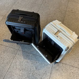 Japan 20inch Front-opening Spinner Suitcase Men Women Universal Wheel Carry-on <strong>Luggage</strong> Expandable Zipper case Silent Wheel Bag - Product Image 3