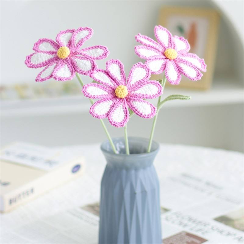 Gesang fleur dégradé rose foncé