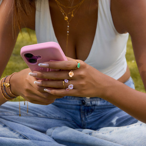 Flower <b>Ring</b> <b>Set</b> Women's Adjustable <b>Gold</b> Tone Floral Design Gift Jewelry - Product Image 3