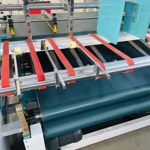 ZHENHUA-BZX incollatrice semiautomatica della cartella della scatola di cartone ondulato che fa l'incollatrice piegante della scatola della pressa-Fit del cartone - Product Image 3