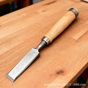 Ensemble de ciseaux à bois Firmer, 4 pièces, 1/4, 1/2, 3/4, 1 pouce, outils de sculpture sur bois avec manche en bois pour la menuiserie - Product Image 4