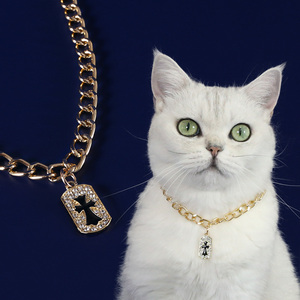 Pet Necklace Luxury Adjustable Pet <strong>Collar</strong> for Small Medium <strong>Dogs</strong> Cats Fashion Puppy Kitten Cosplay Necklace Pet Accessories - Product Image 2