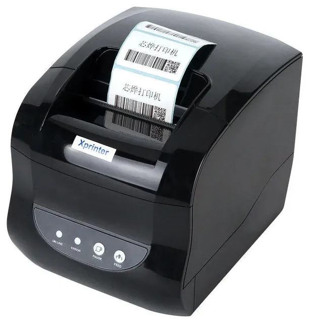 Xprinter XP-365B 80mm 3 Inch Two in One Thermal Printer With Blue Tooth Thermal Receipt and Thermal Label Printer